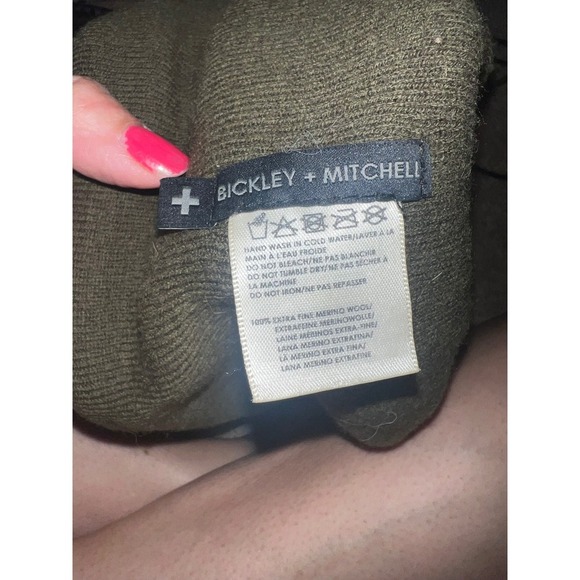 Bickley & Mitchell Bickley + Mitchell Cuffed Knit Beanie Burgundy, One Size - Picture 5 of 5